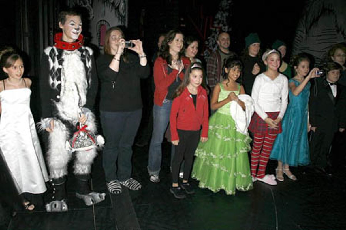 Rusty Ross and the cast at 