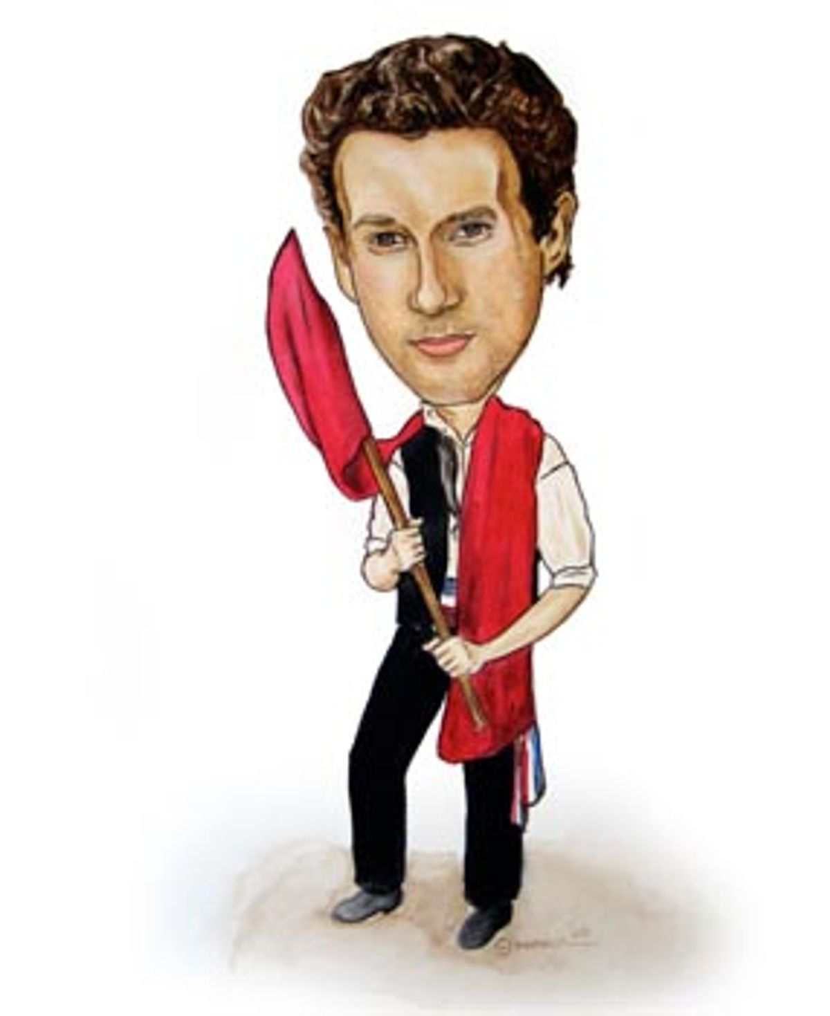 Portrait of Aaron Lazar at 