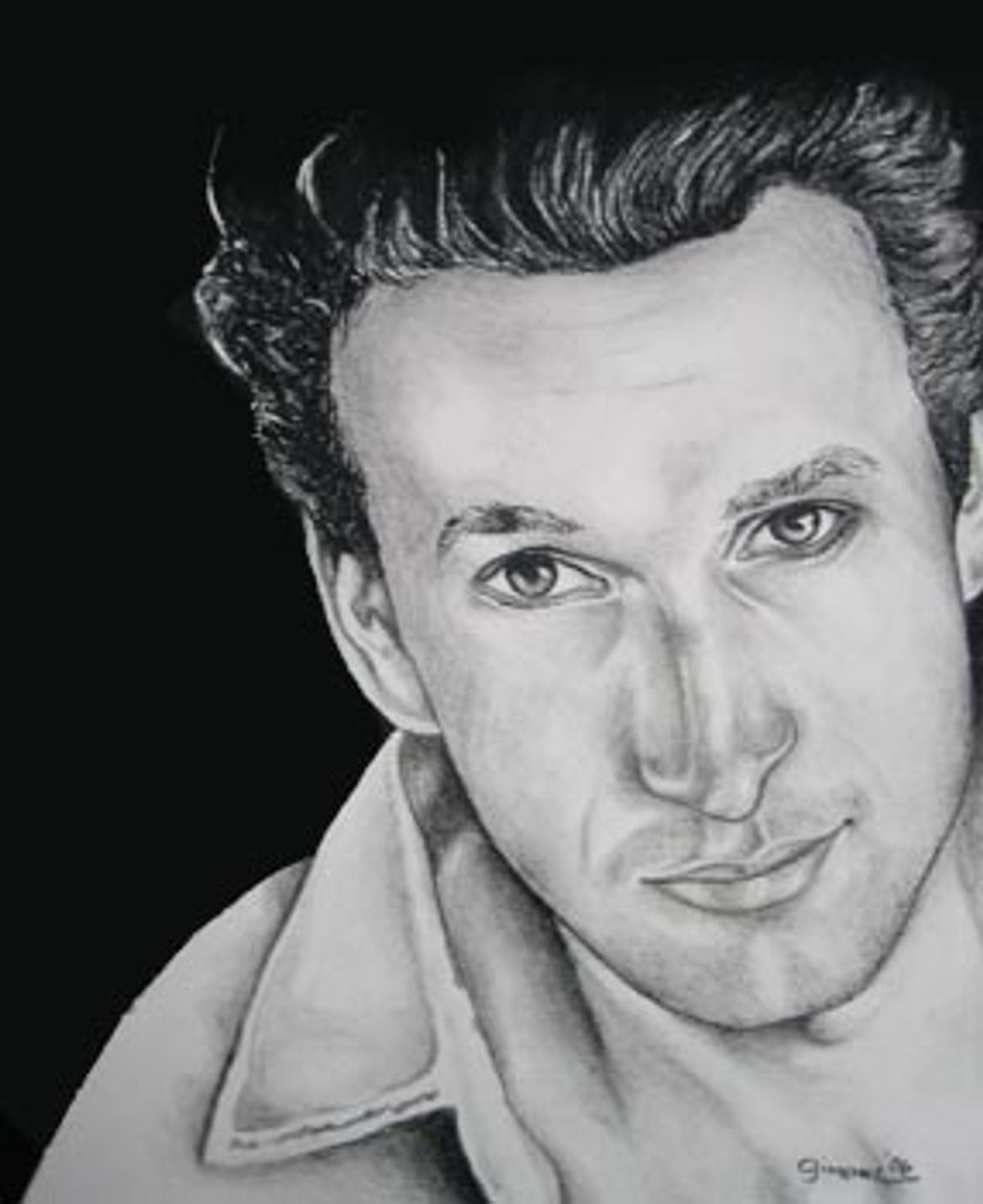 Portrait of Aaron Lazar (Enjolras) at 
