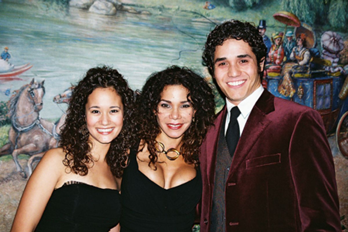 Ali Ewoldt, Daphne Rubin-Vega and Adam Jacobs at 