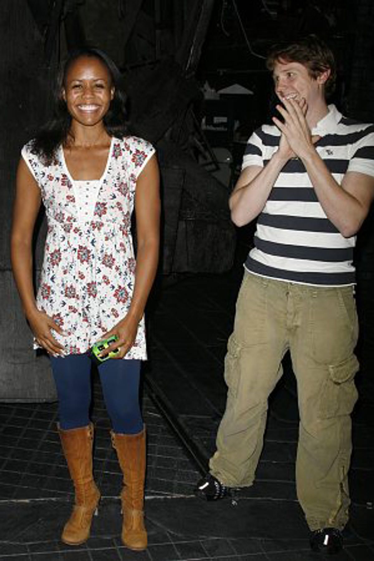 Nikki Renee Daniels and cast member at 