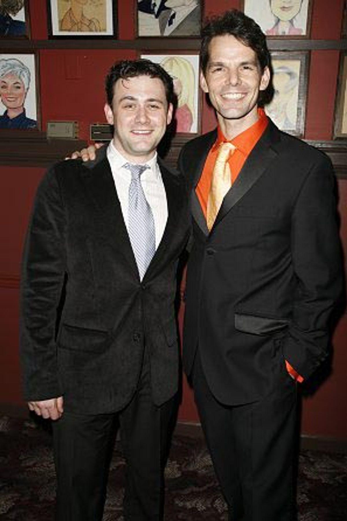 Michael Ingersoll and J. Robert Spencer (Nick Massi) at 