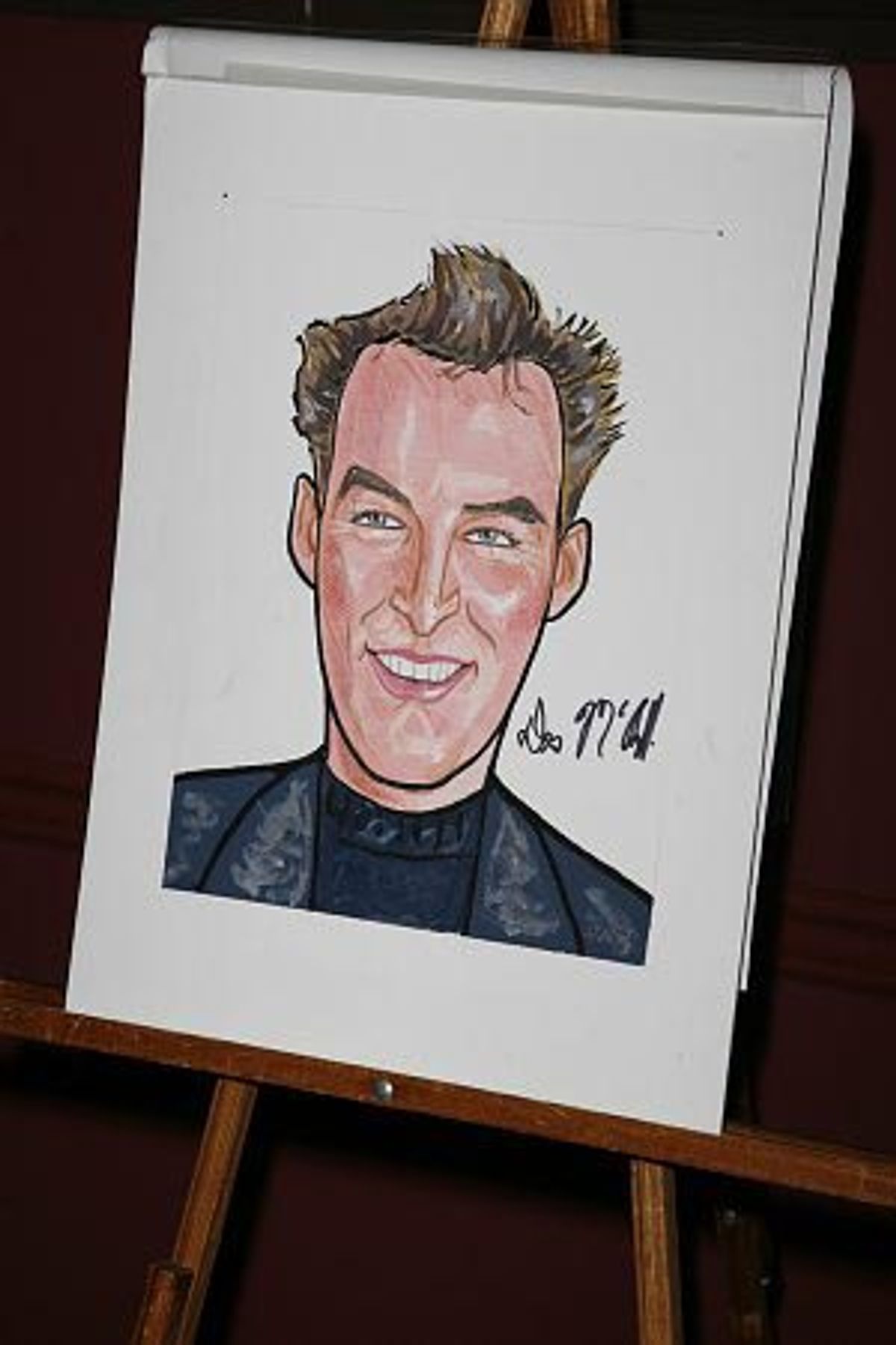 Des McAnuff's caricature at 