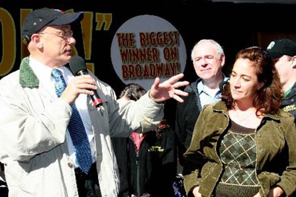 Tom Viola thanks Starbucks for their donation at 