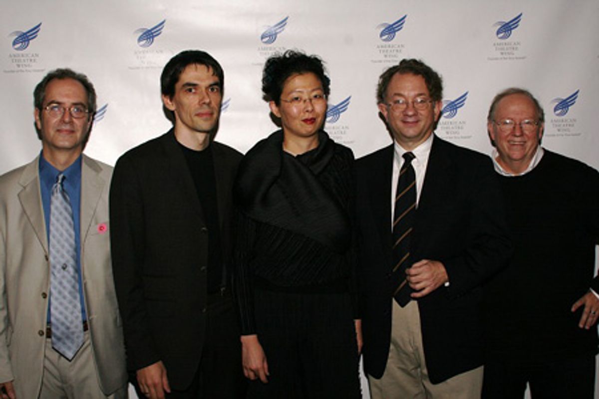 Stephen Kaplin, Ruppert Bohle, Anita Yavich, William Ivey Long, and Michael Yeargan at 