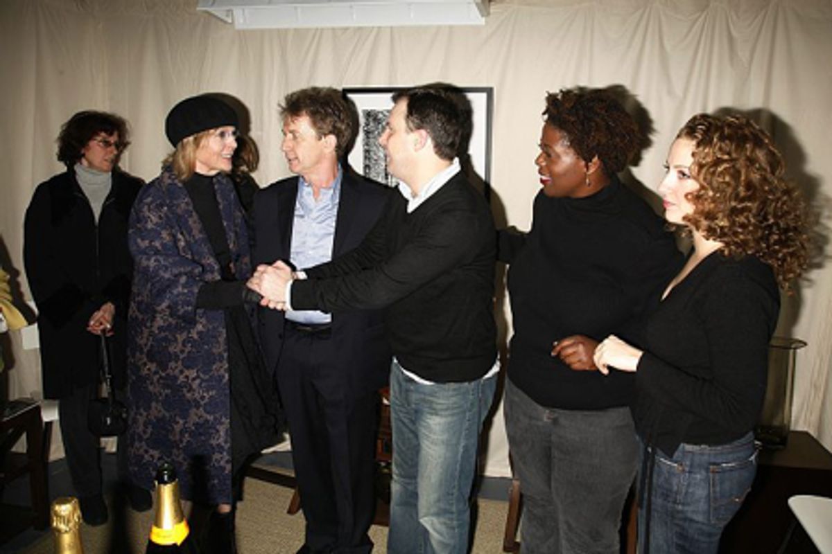 Diane Keaton, Martin Short, Brooks Ashmanskas, Capathia Jenkins and Donna Vivino at 