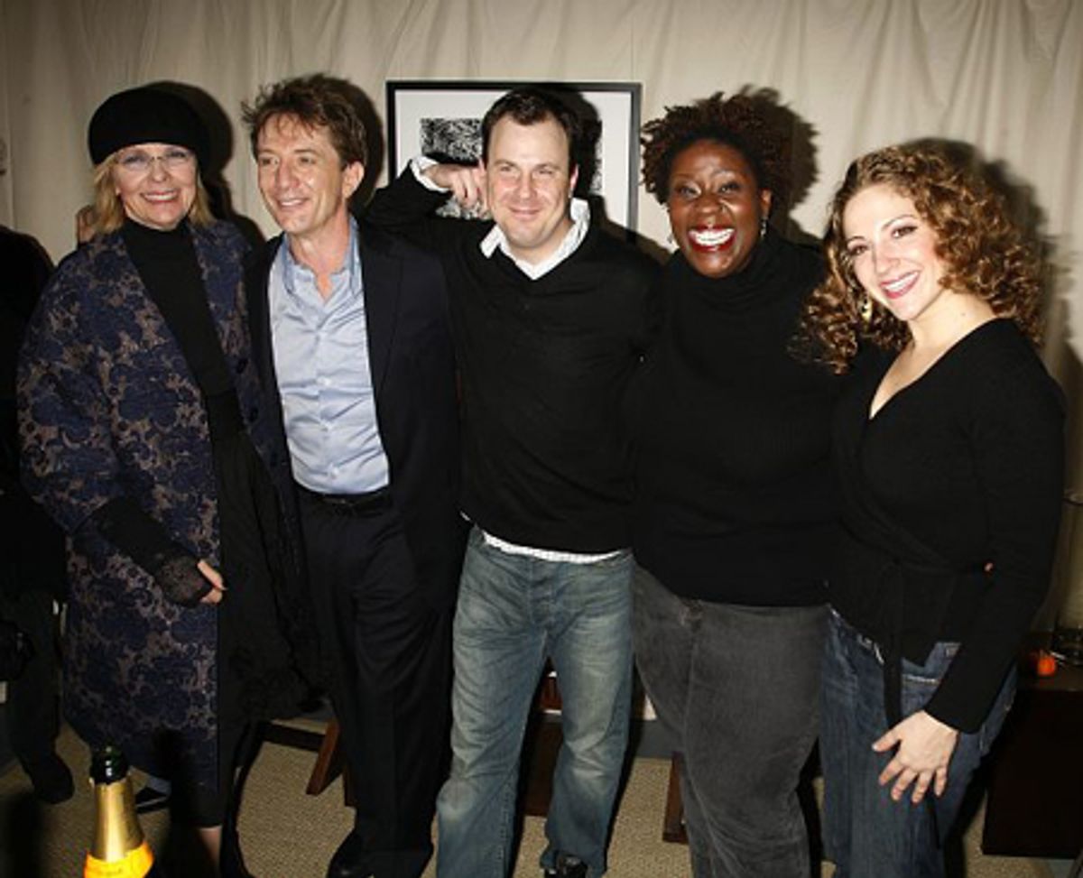 Diane Keaton, Martin Short, Brooks Ashmanskas, Capathia Jenkins and Donna Vivino at 