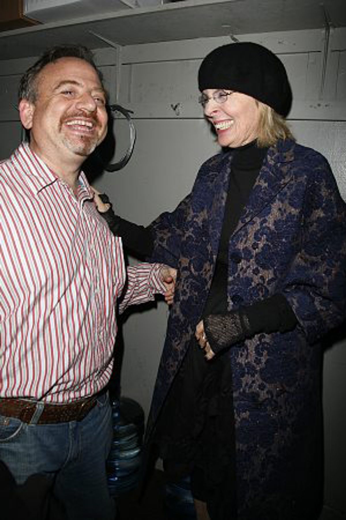 Marc Shaiman and Diane Keaton at 