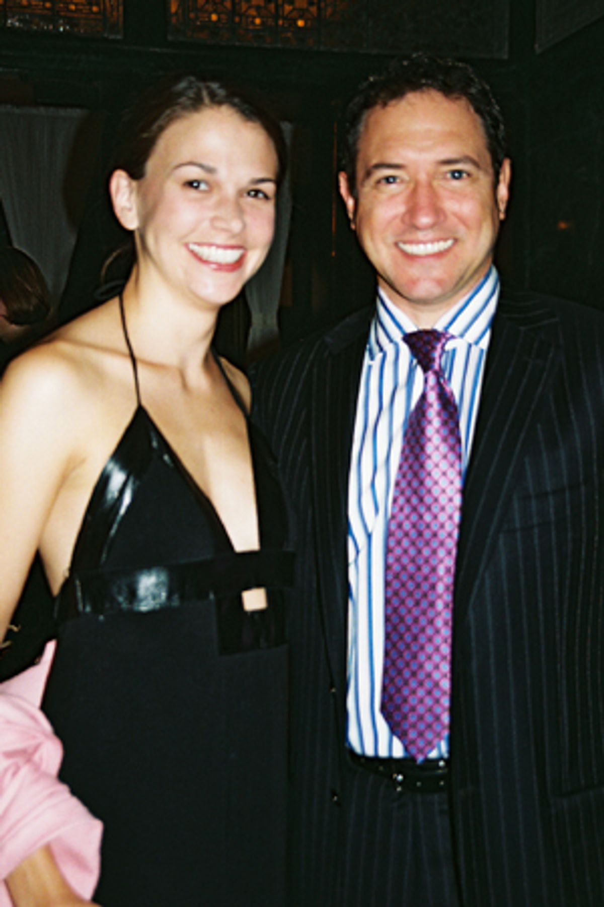 Sutton Foster and Kevin McCollum at 