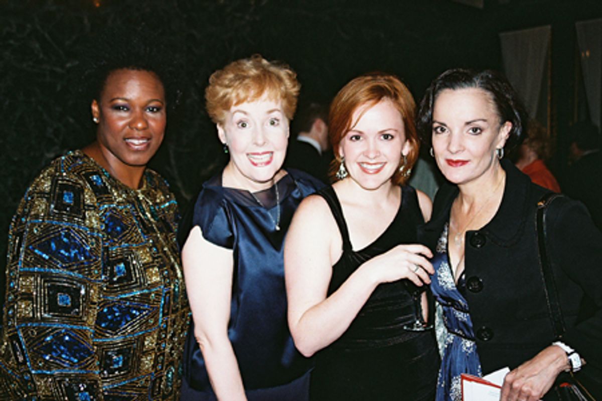  Kecia Lewis-Evans,  Georgia Engel, Andrea Chamberlain,and Jennifer Smith at 