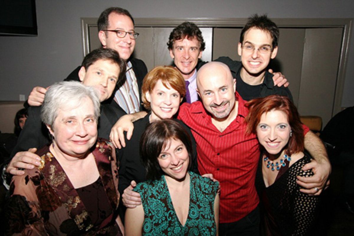 
Back: Ted Sperling, Mark Johannes, and Brendan Millburn; Middle: Greg Schaffert, Amy Danis, Gene Lewin, and Valeria Vigoda; Front: Nancy Gibbs and Rachel Sheinken at 