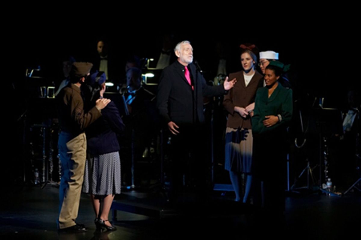 Rod McKuen and cast members at Actors' Fund's Jule Styne Celebration