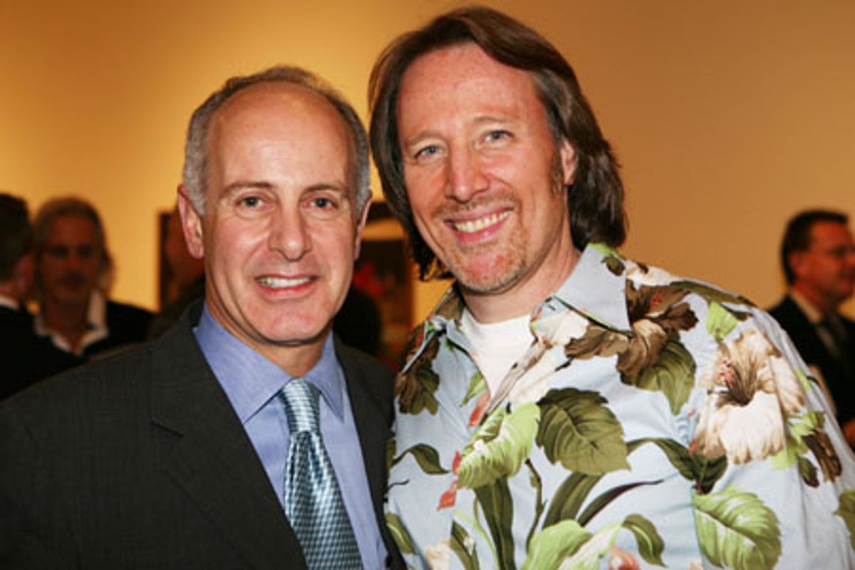 
Actors' Fund Executive Director Joe Benincasa with the show's Musical Director John McDaniel at 