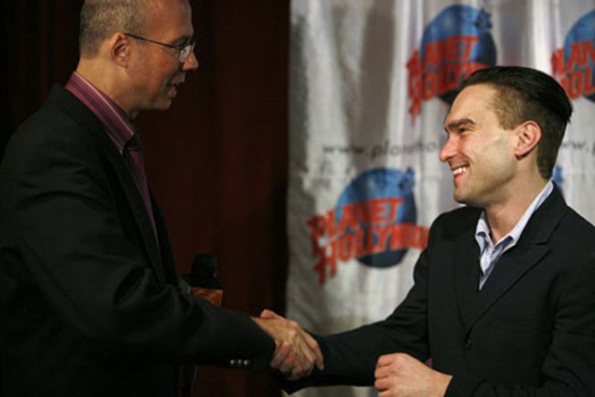 Richie Ridge and Johnny Galecki at 