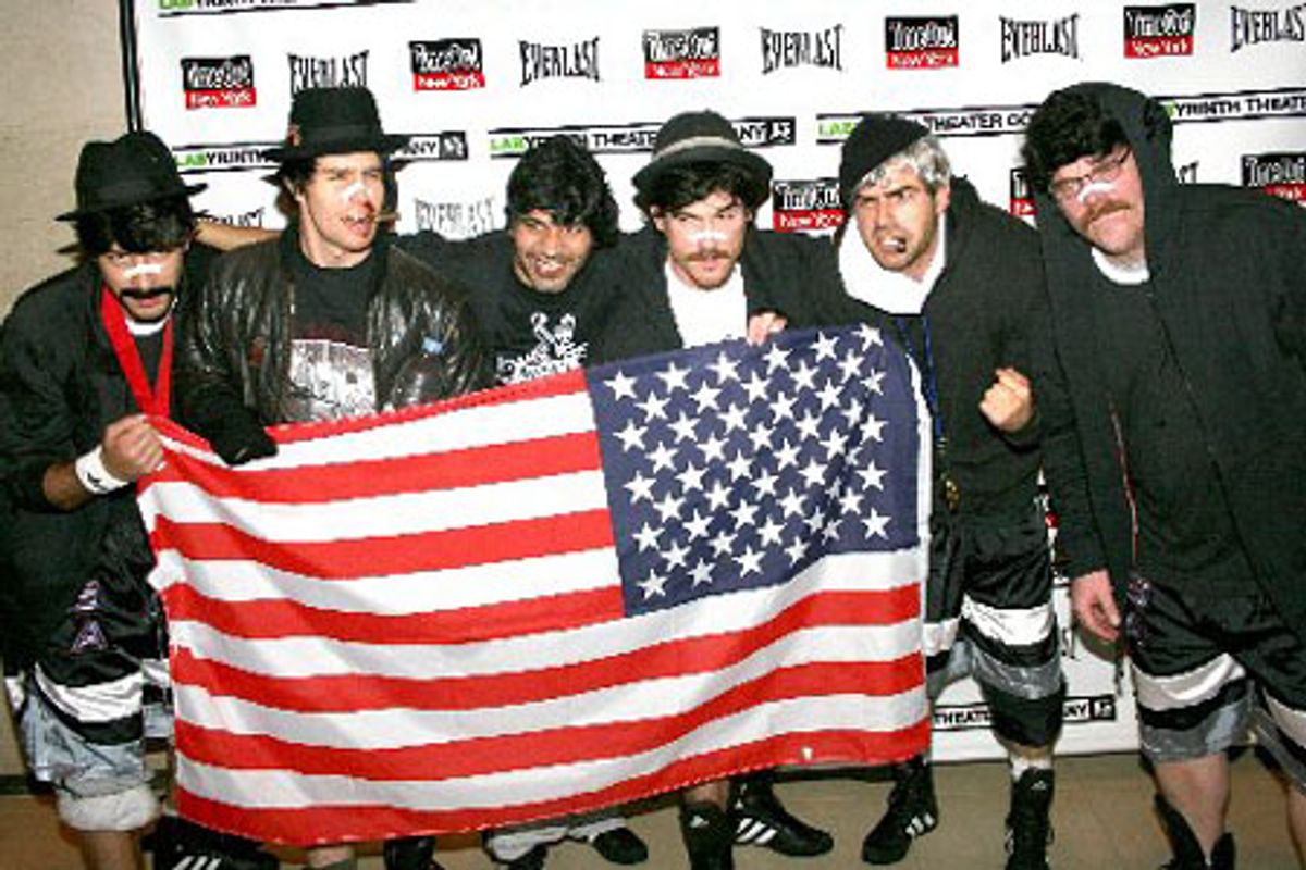 Philip Seymour Hoffman and his crew at 