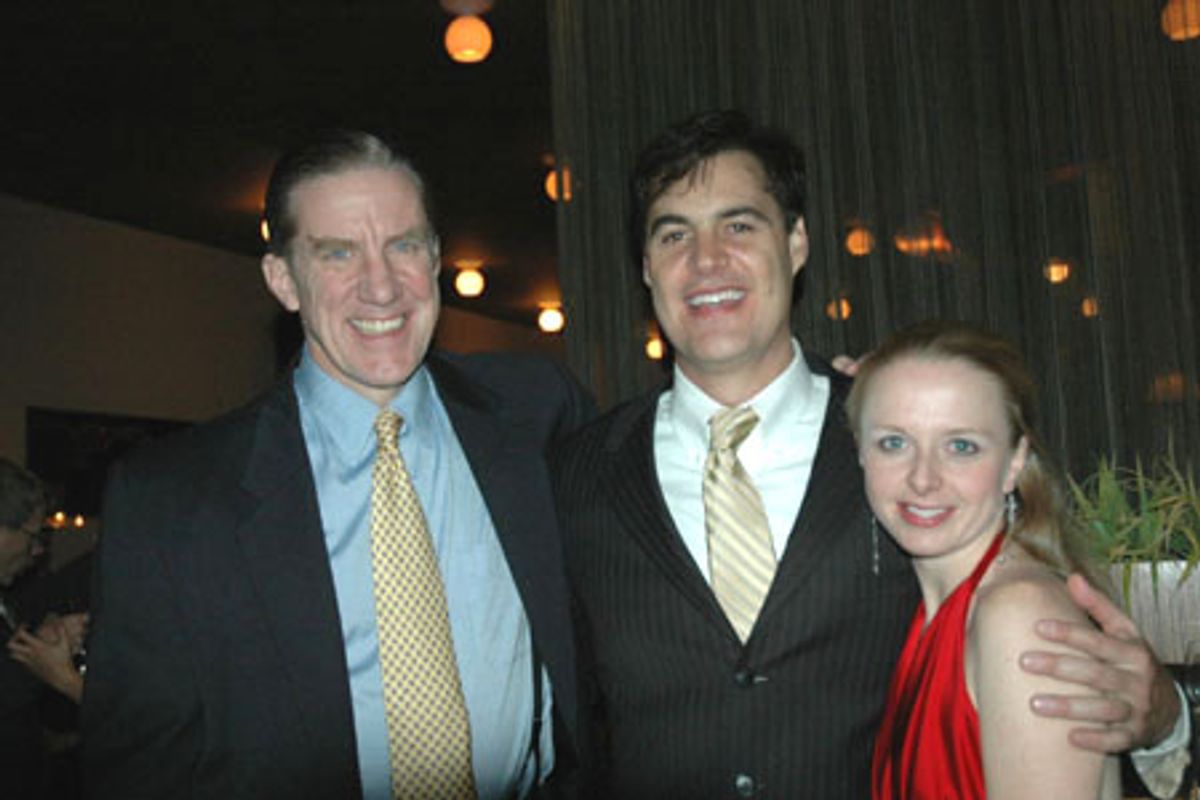 Nick Wyman, James Clow and Catherine Brunell at 