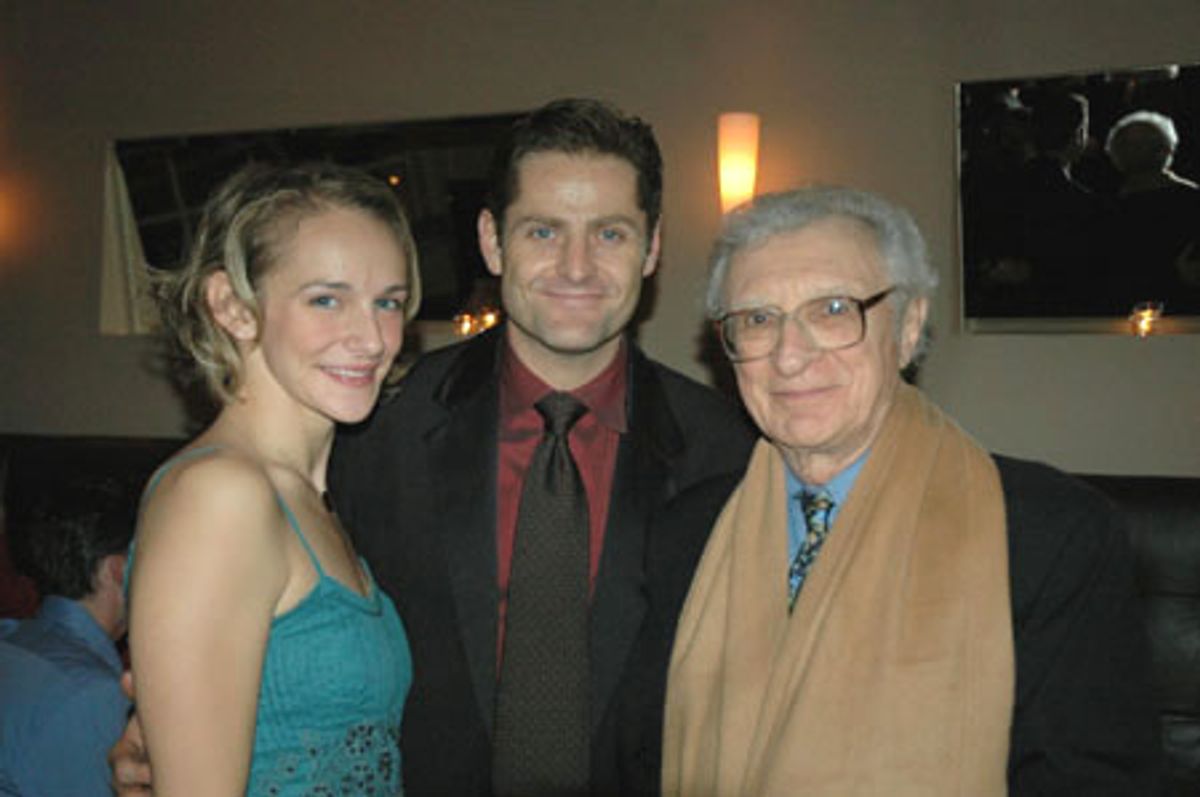 Emilee Dupree, Sean Martin Hingston and Sheldon Harnick at 