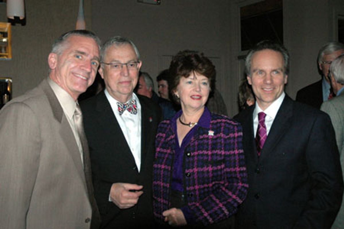 Mark Hoebee (Associate Artistic Director, Paper Mill Playhouse), Members of the NJ State Arts Council and Michael Gennaro
 at 