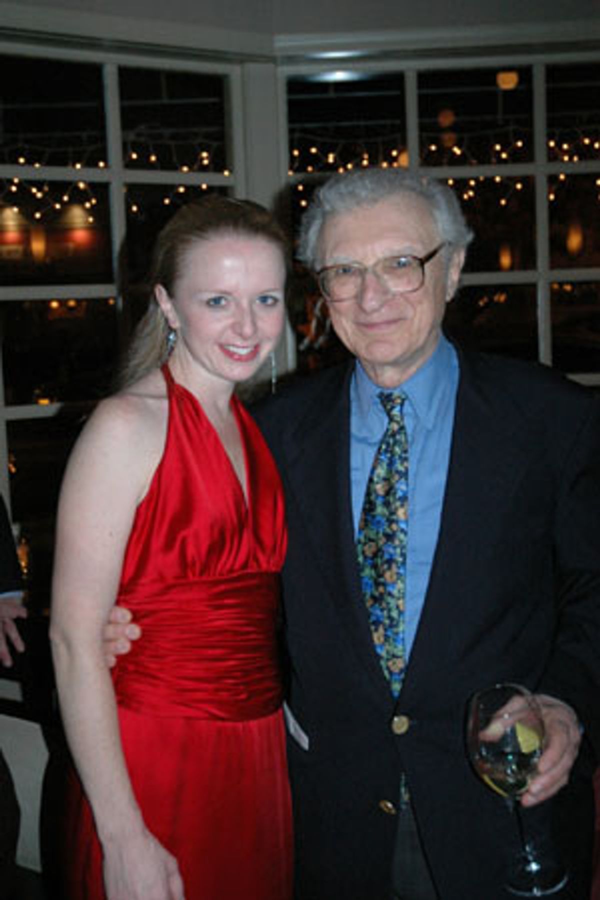 Catherine Brunell and Sheldon Harnick at 