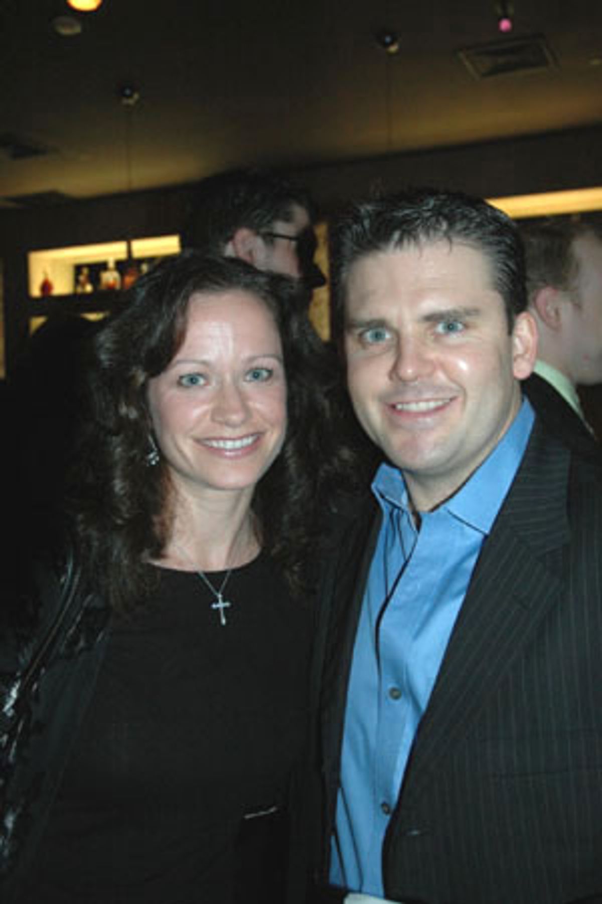 Jacqueline Godonius (Director of Marketing, Paper Mill Playhouse) and Robert Creighton at 