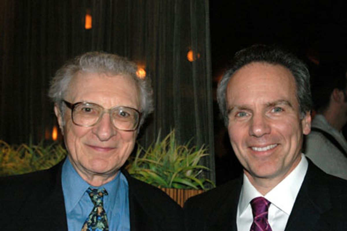 Sheldon Harnick and Michael Gennaro (President/CEO Paper Mill Playhouse) at 