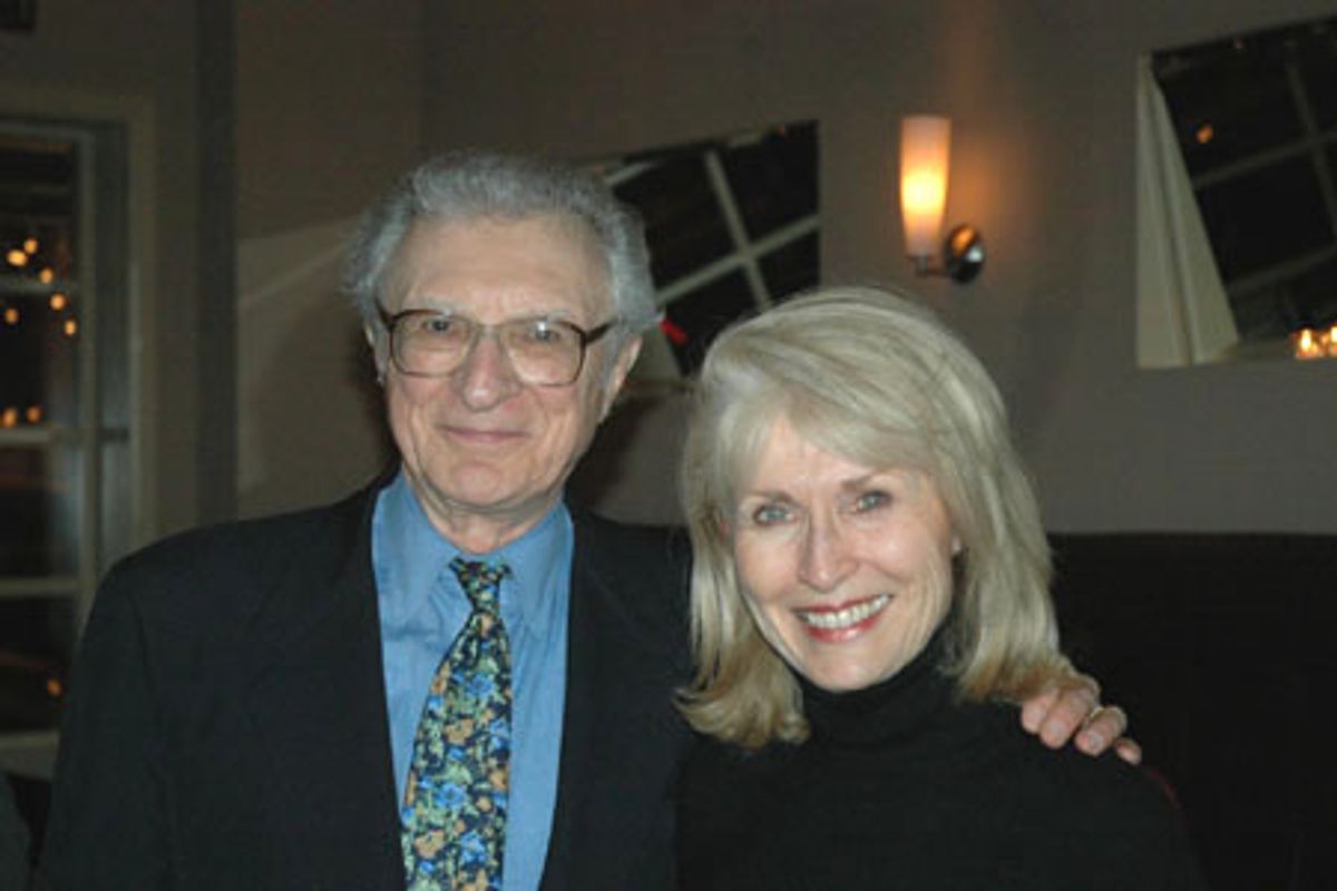 Sheldon Harnick and Pat Collins (wife of late composer, Joe Raposo) at 