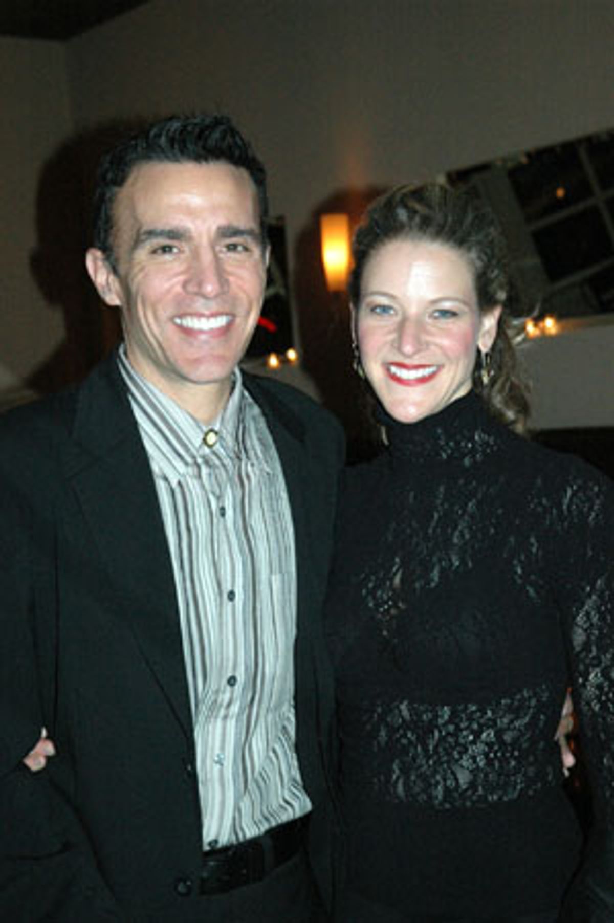 Kyle Sangiovanni and Cynthia Leigh Heim at Paper Mill's 'Wonderful Life' Opens