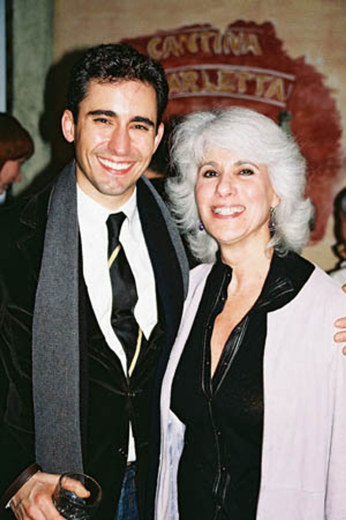 John Lloyd Young and Jamie DeRoy at 