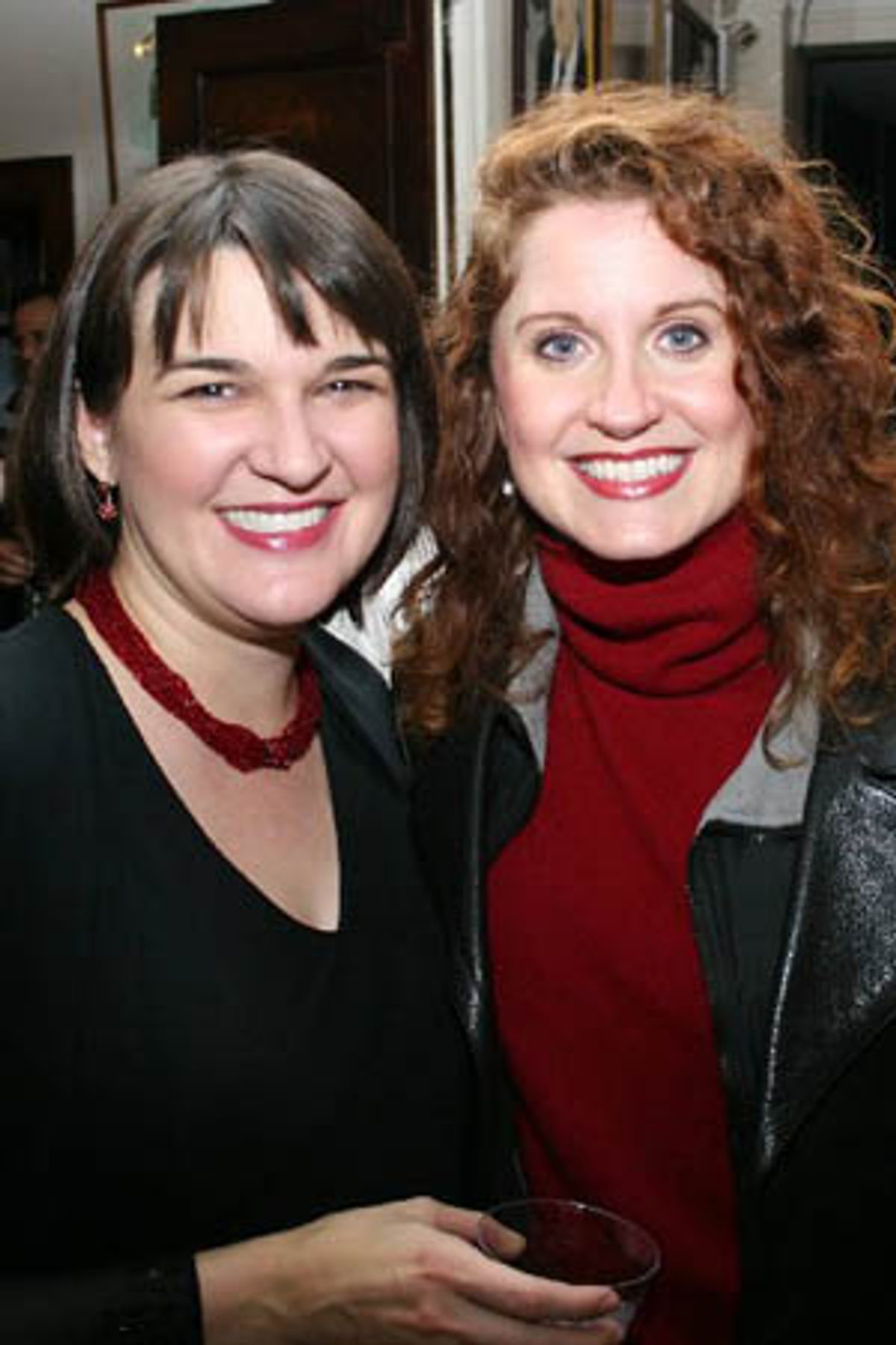 Music director Cathy Venable and Christiane Noll at 