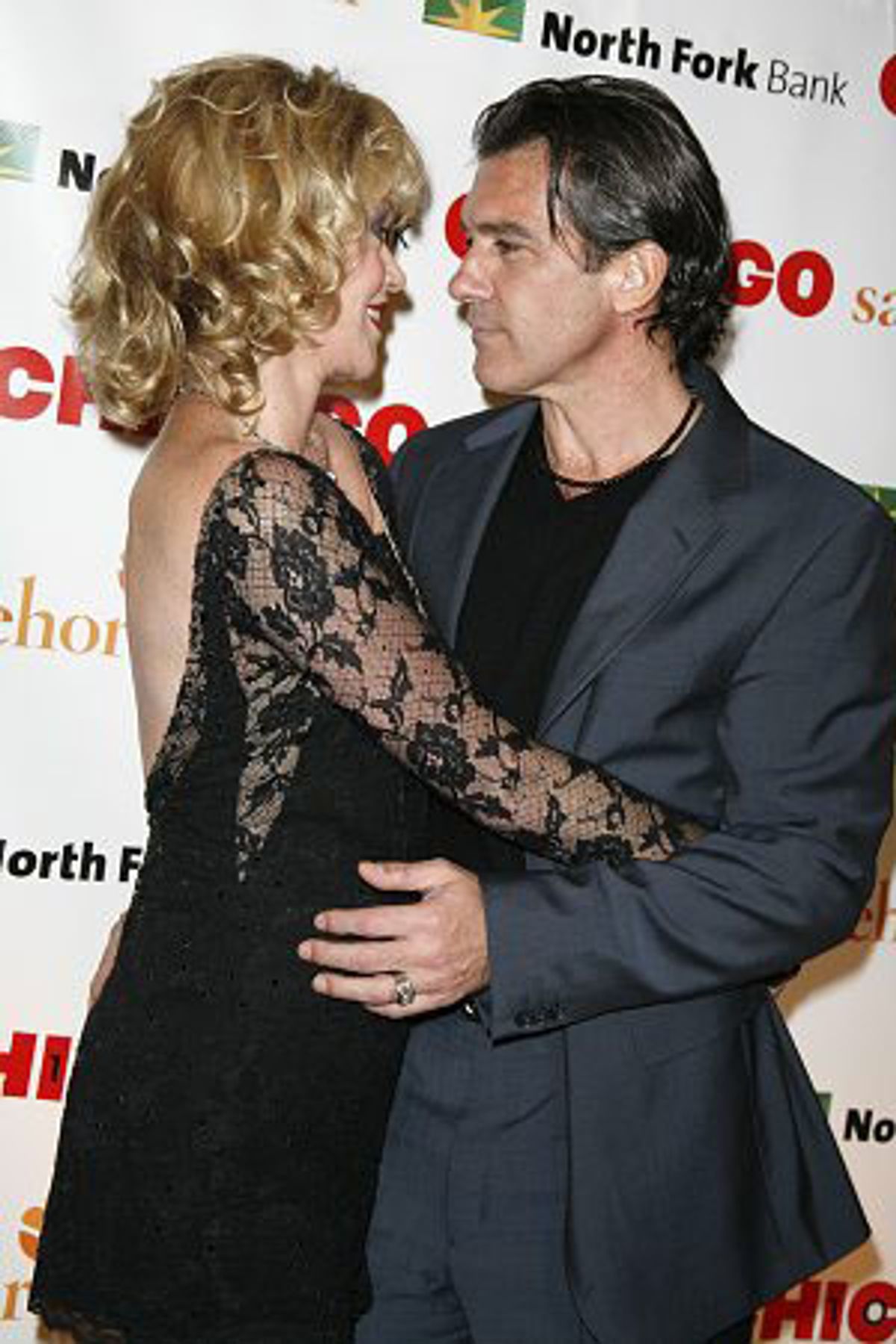 Melanie Griffith and Antonio Banderas at 