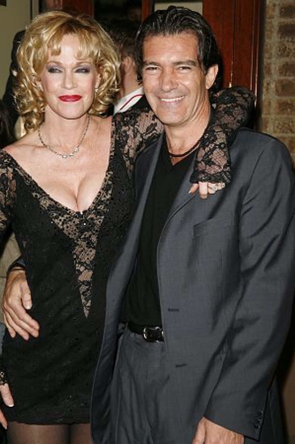 Melanie Griffith and Antonio Banderas at 
