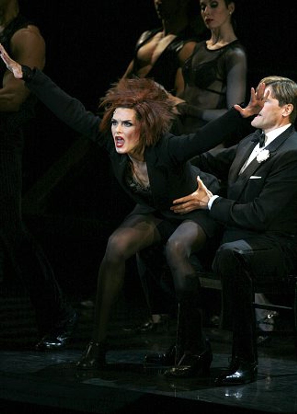 Brooke Shields and Brent Barrett at 