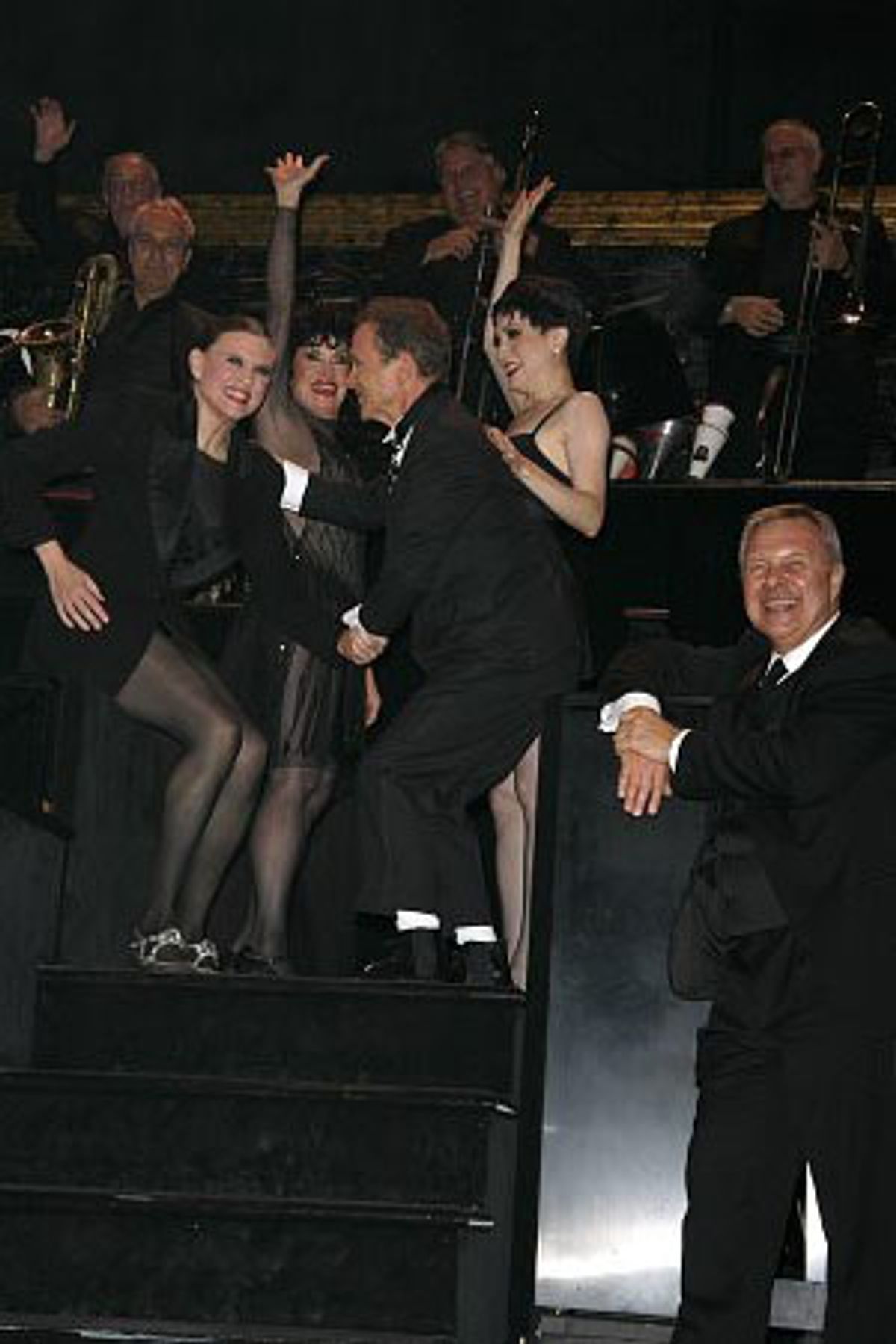 Ann Reinking, Chita Rivera, Joel Grey, Bebe Neuwirth and Walter Bobbie at 