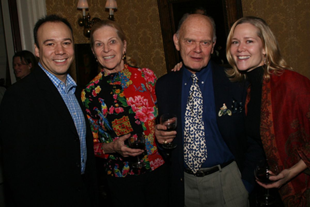 Danny Burstein, Barrie Estes, John Torson and rebecca luker at 