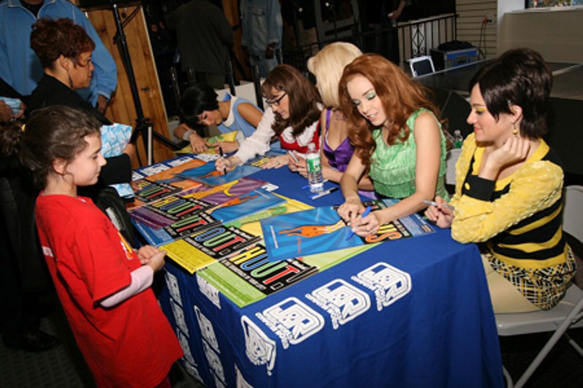 Marie-France Arcilla, Denise Summerford, Julie Dingman-Evans, Erica Schroeder and Erin Crosby at 