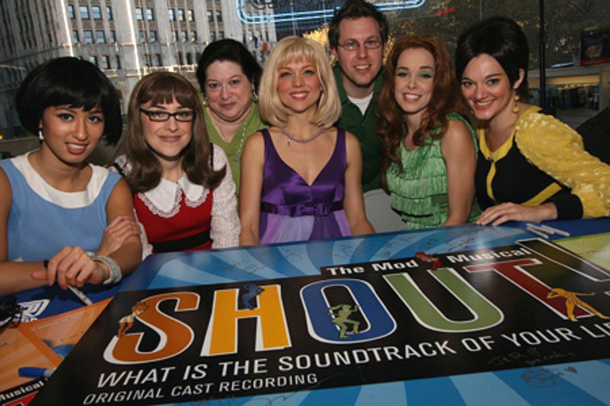 Marie-France Arcilla, Denise Summerford, Jana Llynn (Stage Manager), Julie Dingman Evans, Nathan Claus (Asst. Stage Manager), Erica Schroeder, and Erin Crosby at 