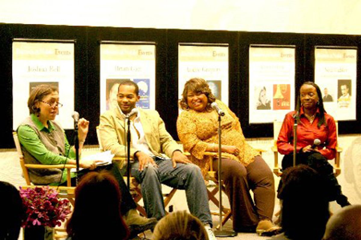 Lise Funderburg, Brandon Victor Dixon, Felicia P. Fields and Jeannette Bayardelle at 