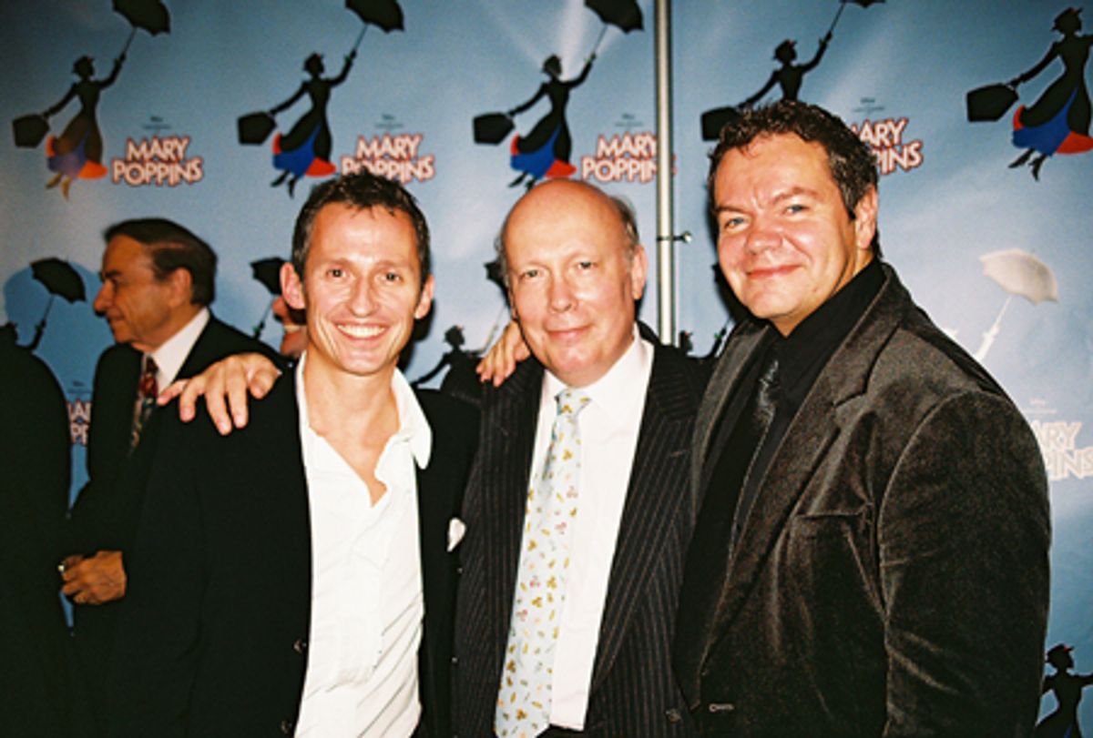 George Stiles, Julian Fellowes and Anthony Drewe at 