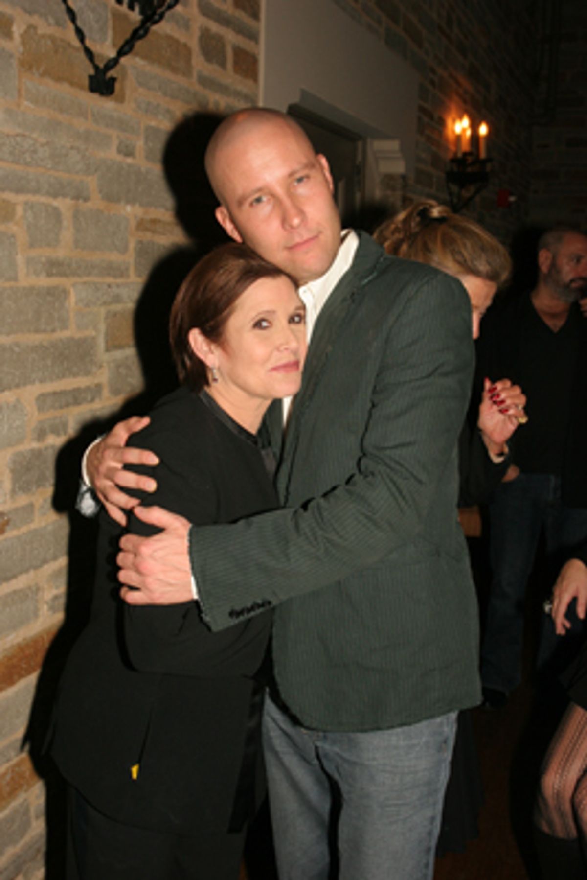 Carrie Fisher and Michael Rosenbaum at 