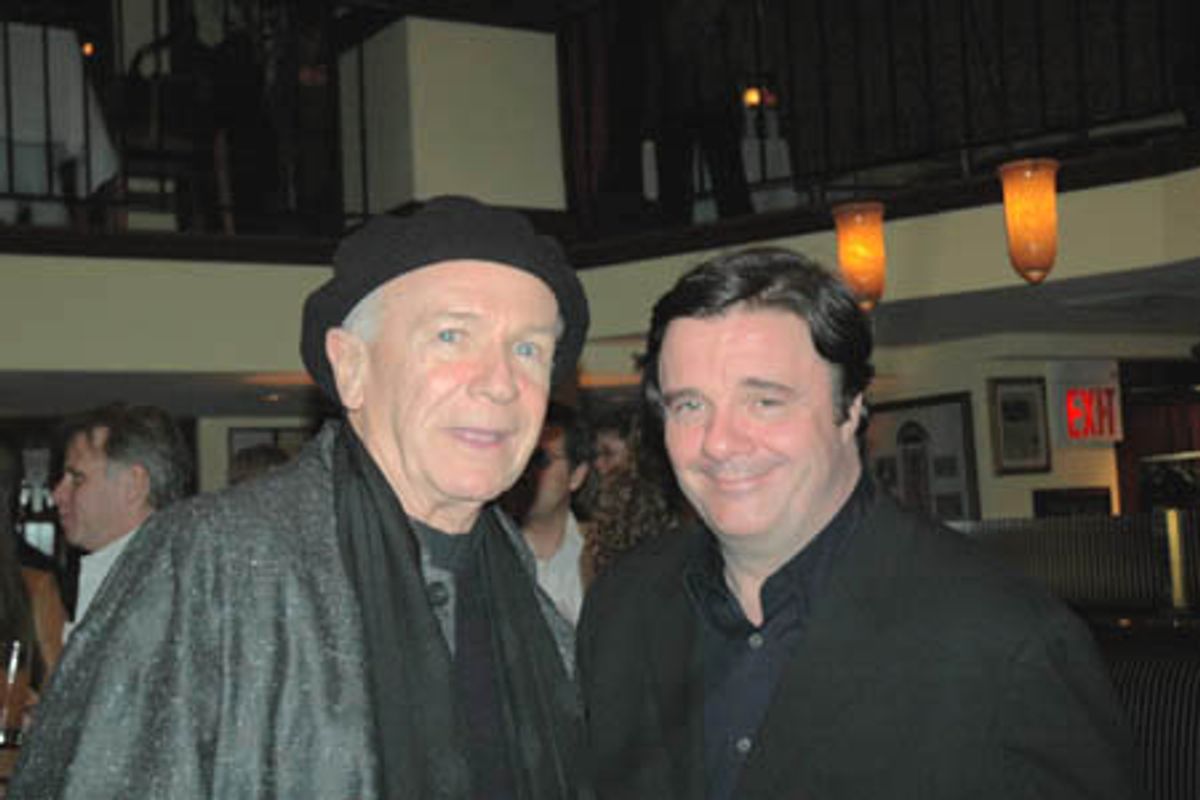 Terrence McNally and Nathan Lane at 
