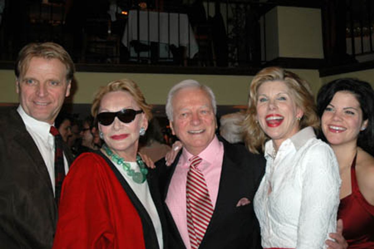 David Rasche, Sian Phillips, George Grizzard, Christine Baranski and Diane Davis at 