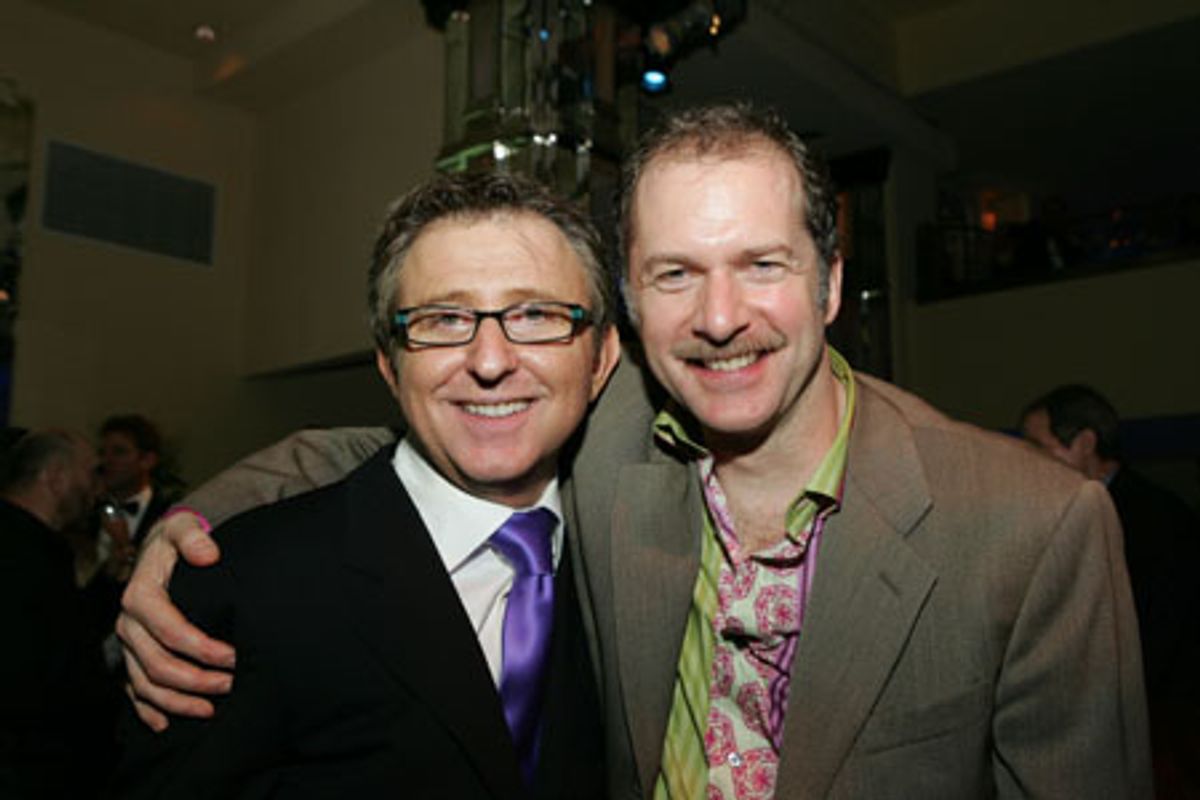 Producer Thomas Schumacker and Daniel Jenkins at 