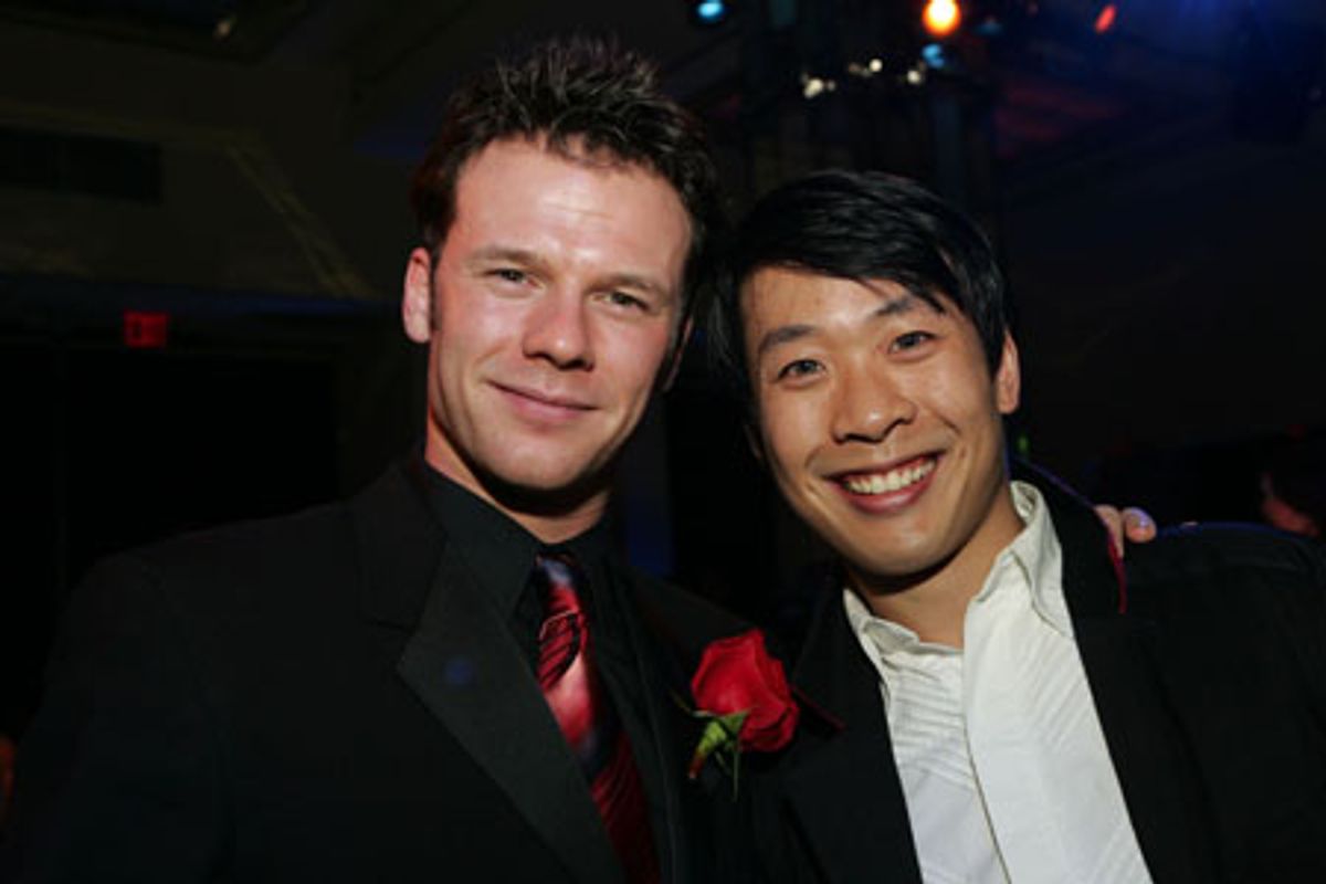 cast members Nicholas Dromard and Kevin Samual Lee at 