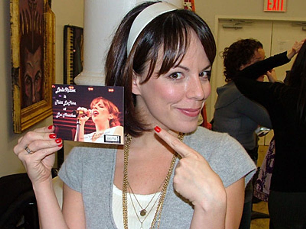 Come see 'Leslie Kritzer is Patti LuPone at Les Mouches' at 