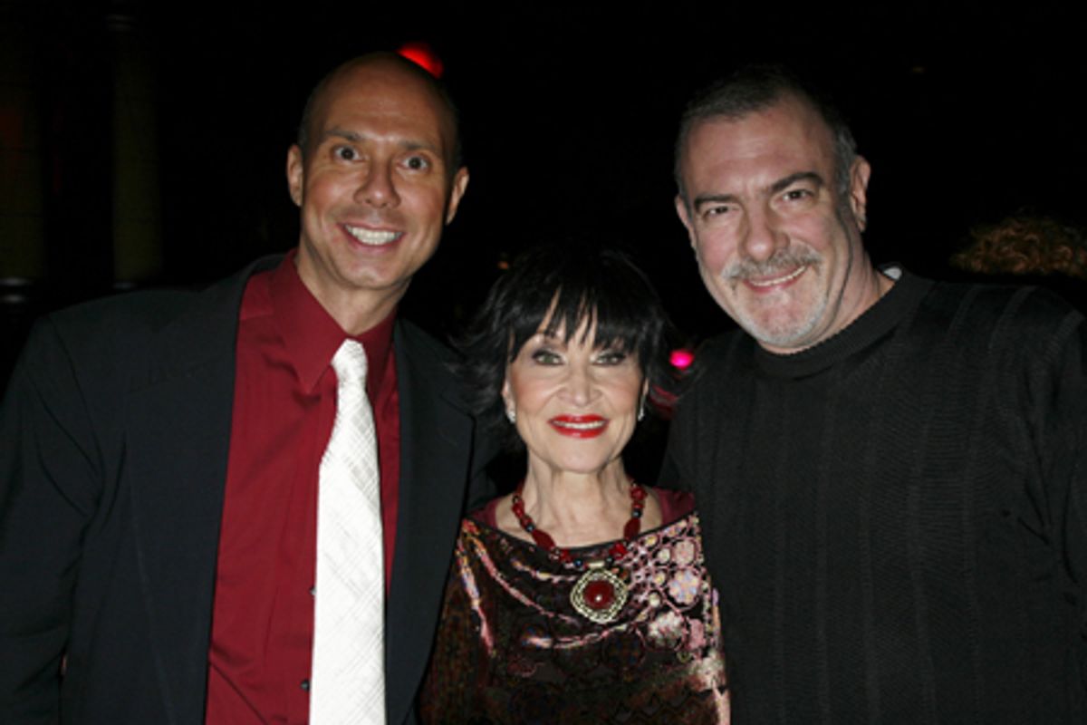 Chita Rivera with Richie Ridge and Bradshaw Smith at 