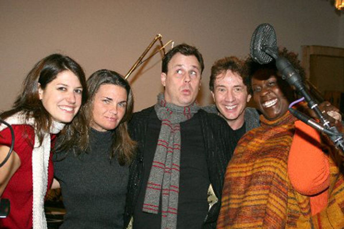 
Nicole Parker, Mary Birdsong, Brooks Ashmanskas, Martin Short and Capathia Jenkins at 