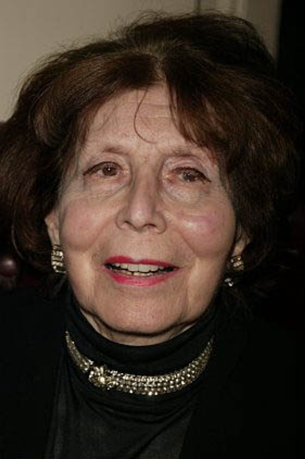 
Betty Comden attending the Theatre Museum's Awards for Excellence at the Players Club at 