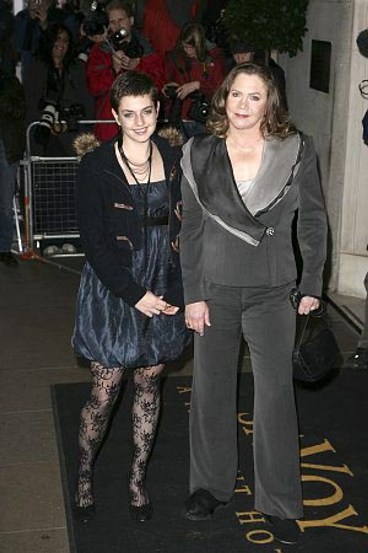 Kathleen Turner and daughter at 