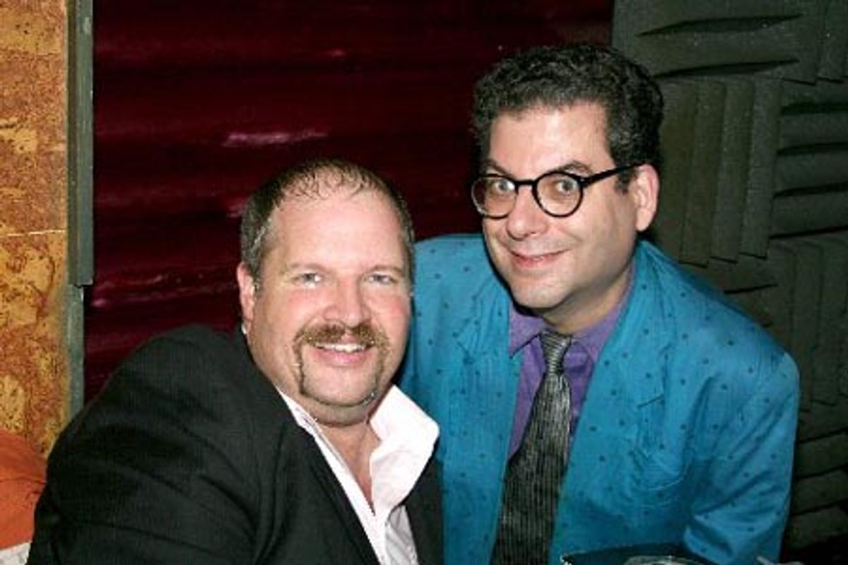 Chris Wells and Michael Musto at 