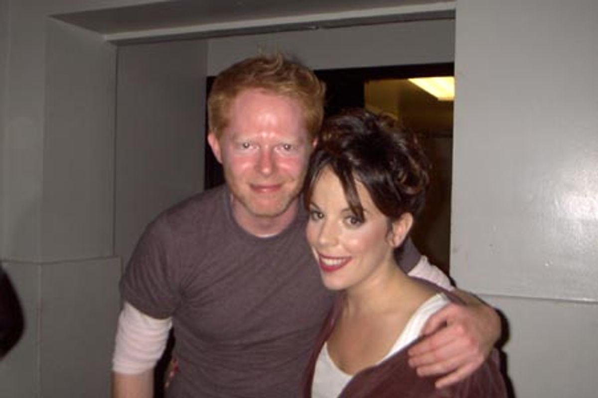 Jesse Tyler Ferguson and Leslie Kritzer at 